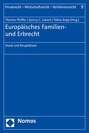 Cover von Europäisches Familien- und Erbrecht