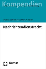 Cover von Nachrichtendienstrecht