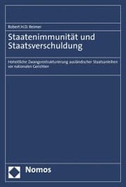 Cover von Staatenimmunität und Staatsverschuldung