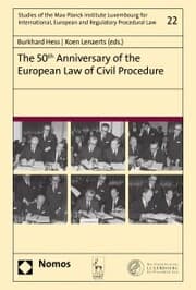 Cover von The 50th Anniversary of the European Law of Civil Procedure