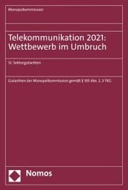 Cover von Telekommunikation 2021: Wettbewerb im Umbruch