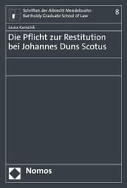 Cover von Die Pflicht zur Restitution bei Johannes Duns Scotus