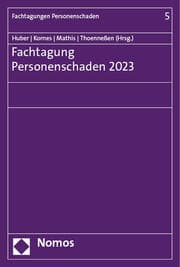 Cover von Fachtagung Personenschaden 2023