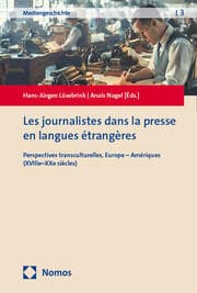 Cover von Les journalistes dans la presse en langues étrangères