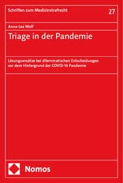 Cover von Triage in der Pandemie