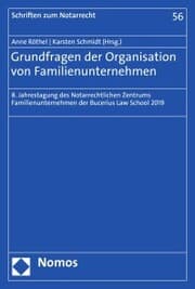 Cover von Grundfragen der Organisation von Familienunternehmen