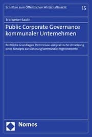 Cover von Public Corporate Governance kommunaler Unternehmen