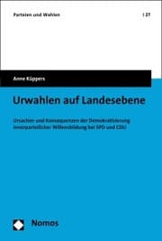 Cover von Urwahlen auf Landesebene