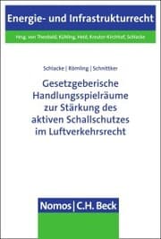 Cover von Gesetzgeberische Handlungsspielräume zur Stärkung des aktiven Schallschutzes im Luftverkehrsrecht