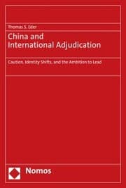 Cover von China and International Adjudication