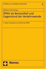 Cover von ÖPNV als Bestandteil und Gegenstand der Verkehrswende