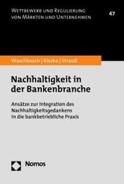 Cover von Nachhaltigkeit in der Bankenbranche