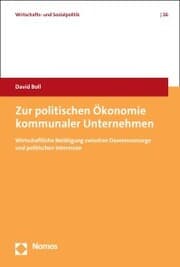 Cover von Zur politischen Ökonomie kommunaler Unternehmen