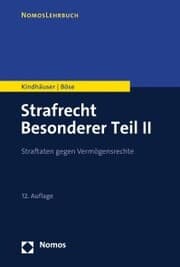 Cover von Strafrecht Besonderer Teil II