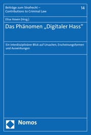 Cover von Das Phänomen 'Digitaler Hass'