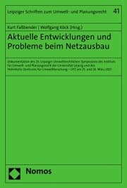 Cover von Aktuelle Entwicklungen und Probleme beim Netzausbau