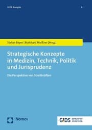 Cover von Strategische Konzepte in Medizin, Technik, Politik und Jurisprudenz
