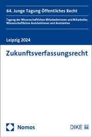 Cover von Zukunftsverfassungsrecht