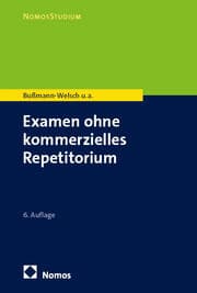 Cover von Examen ohne kommerzielles Repetitorium