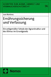Cover von Ernährungssicherung und Verfassung