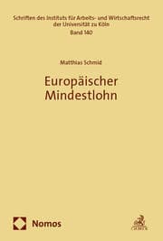 Cover von Europäischer Mindestlohn