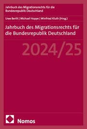 Cover von Jahrbuch des Migrationsrechts für die Bundesrepublik Deutschland 2024/25