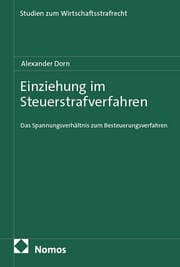 Cover von Einziehung im Steuerstrafverfahren