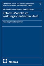 Cover von Reform-Modelle im wirkungsorientierten Staat