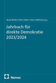 Cover von Jahrbuch für direkte Demokratie 2023/2024