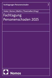 Cover von Fachtagung Personenschaden 2025