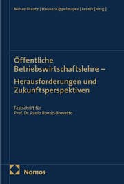 Cover von Öffentliche Betriebswirtschaftslehre - Herausforderungen und Zukunftsperspektiven