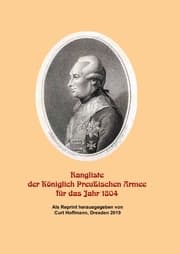 Cover von Rangliste der Königlich Preußischen Armee für das Jahr 1804