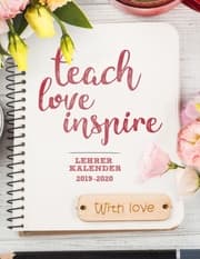 Cover von Lehrerplaner 2019-2020 Schulplaner für die Unterrichtsvorbereitung für das neue Schuljahr - Lehrerkalender 2019 - 2020 Ein Planer ideal als Lehrer Geschenk - Kalender, Planer, Timer und Organizer