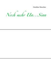 Cover von Noch mehr Un...Sinn