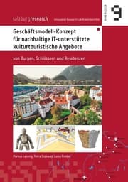 Cover von Geschäftsmodell-Konzept für nachhaltige IT-unterstützte kulturtouristische Angebote