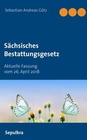 Cover von Sächsisches Bestattungsgesetz