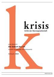 Cover von Die Geburt des Ich - Krisis 1/ 2019