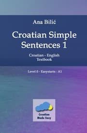 Cover von Croatian Simple Sentences 1 - Textbook A1