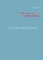 Cover von Stoffsammlung zur Auswahlprüfung