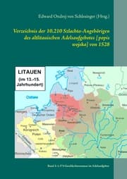 Cover von Verzeichnis der 10.210 Szlachta-Angehörigen des altlitauischen Adelsaufgebotes [popis wojska] von 1528