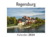 Cover von Regensburg (Wandkalender 2024, Kalender DIN A4 quer, Monatskalender im Querformat mit Kalendarium, Das perfekte Geschenk)