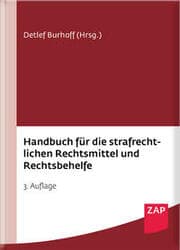 Cover von Handbuch für die strafrechtlichen Rechtsmittel und Rechtsbehelfe