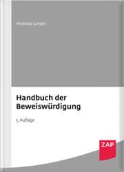 Cover von Handbuch der Beweiswürdigung