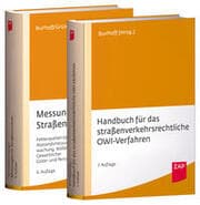 Cover von Paket Handbuch für das straßenverkehrsrechtliche OWi-Verfahren und Messungen im Straßenverkehr