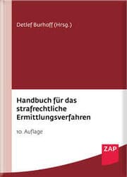 Cover von Handbuch für das strafrechtliche Ermittlungsverfahren