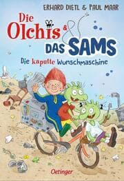 Cover von Die Olchis und das Sams. Die kaputte Wunschmaschine