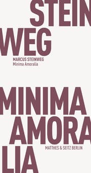Cover von Minima Amoralia