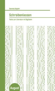 Cover von Schreibenlassen