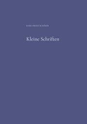 Cover von Kleine Schriften