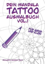 Cover von Dein Mandala Tattoo Ausmalbuch